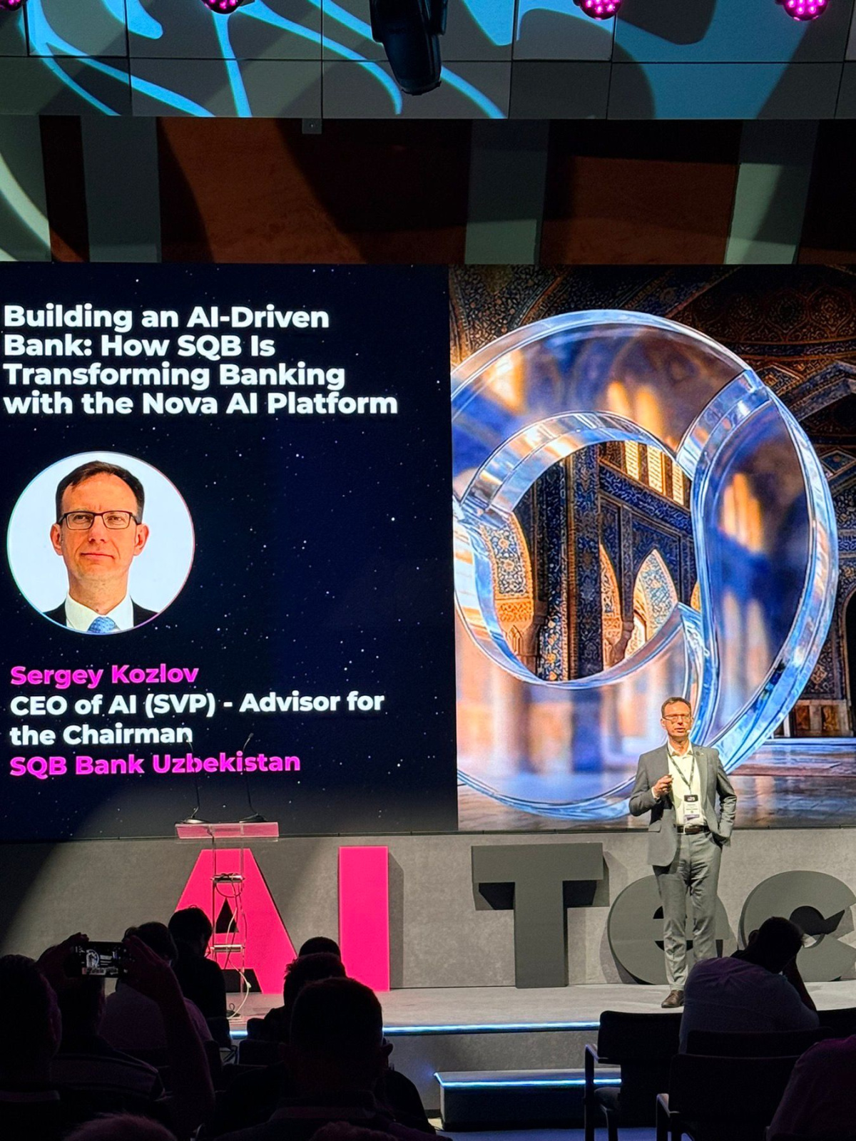 SQB представил концепцию и результаты AI-трансформации на международном AI Tech Summit 2026 в Белграде