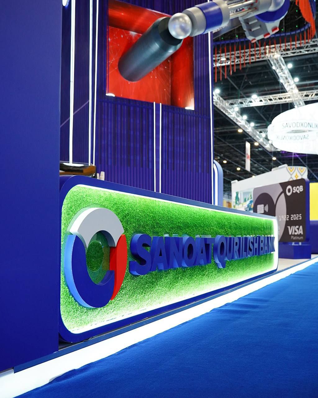 O‘zsanoatqurilishbank IV Toshkent investitsiya forumi doirasidagi ko‘rgazmada faol ishtirok etmoqda