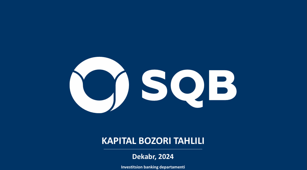 O'zsanoatqurilishbank tomonidan kapital bozori bo'yicha birinchi tahlilini taqdim etdi