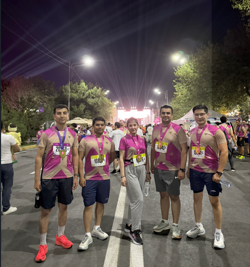 Green Banking поддержал международный забег Bukhara Night Race 2025