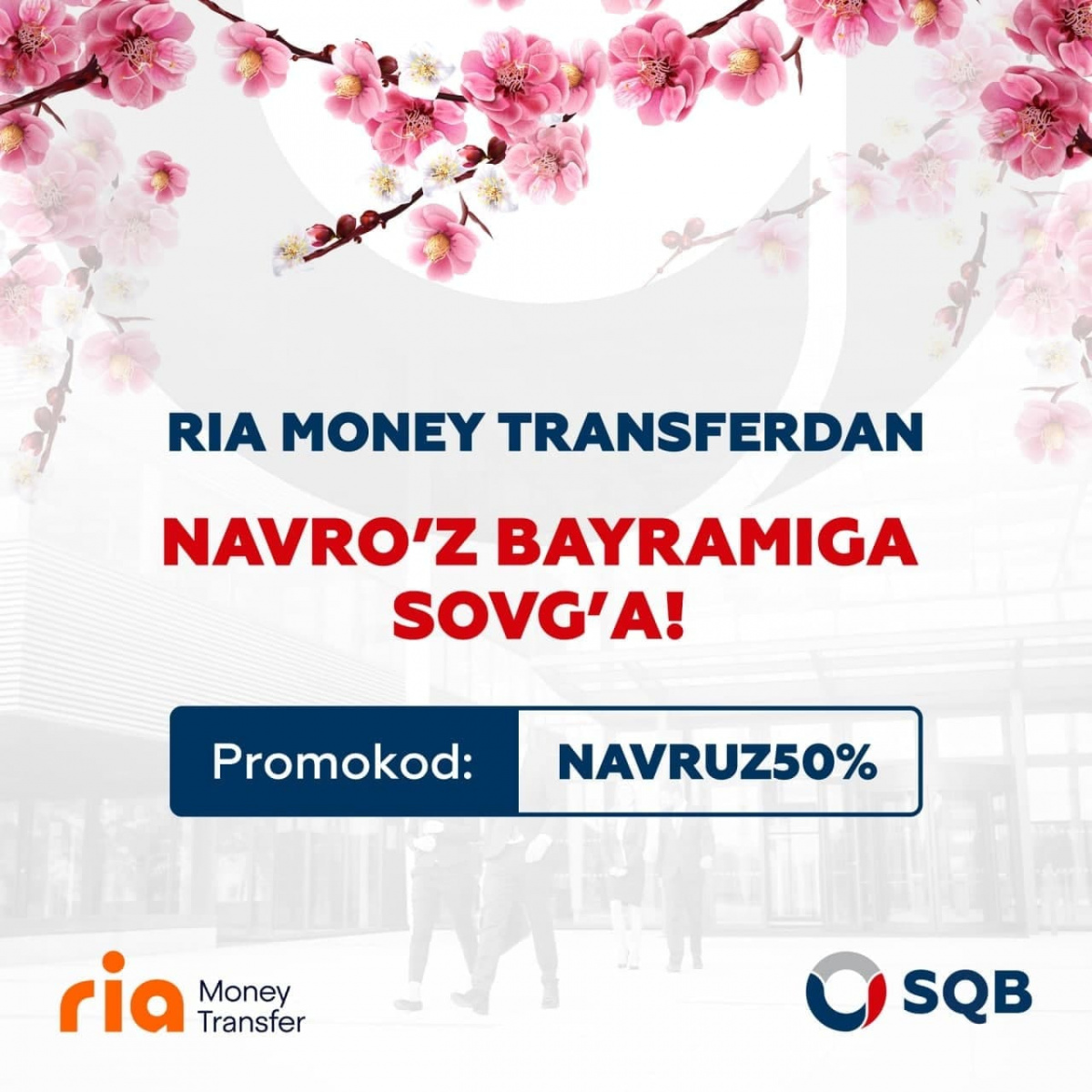 Navro'z bayrami munosabati bilan RIA MONEY TRANSFERdan bayram aksiyasi!